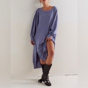 NWOT Free People We The Free Camden Maxi Sweatshirt